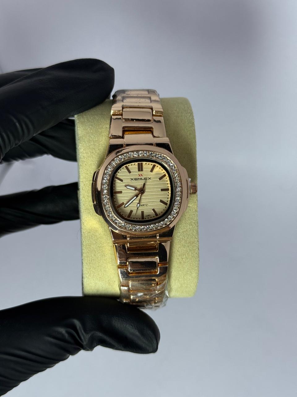 Elegant XenleX(xx) Nautilus zircon watch For Her