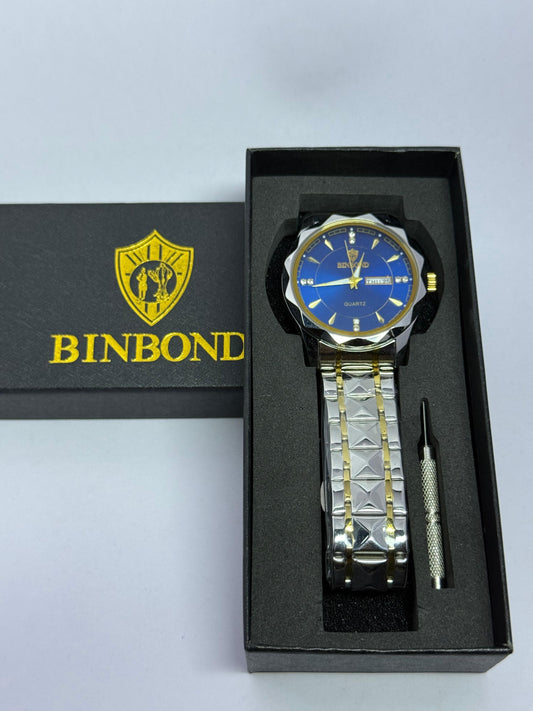 BinBond watch(black+golden dial)