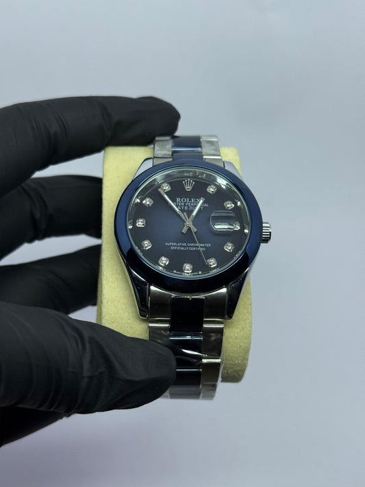 Rolex oyster perpetual (Blue Dial)