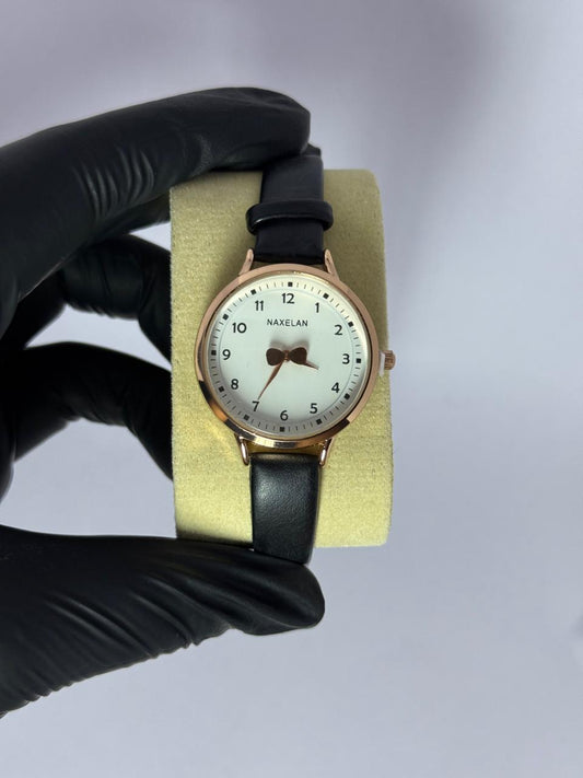 Girls watches Retro small leather Digital watch