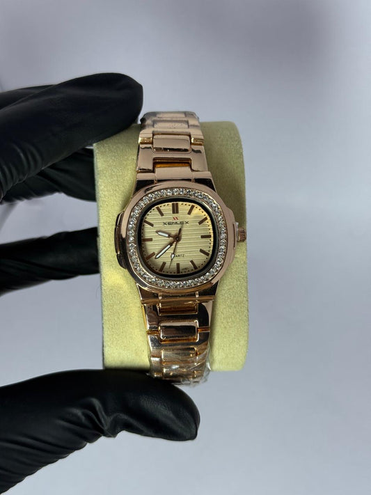 Elegant XenleX(xx) Nautilus zircon watch For Her