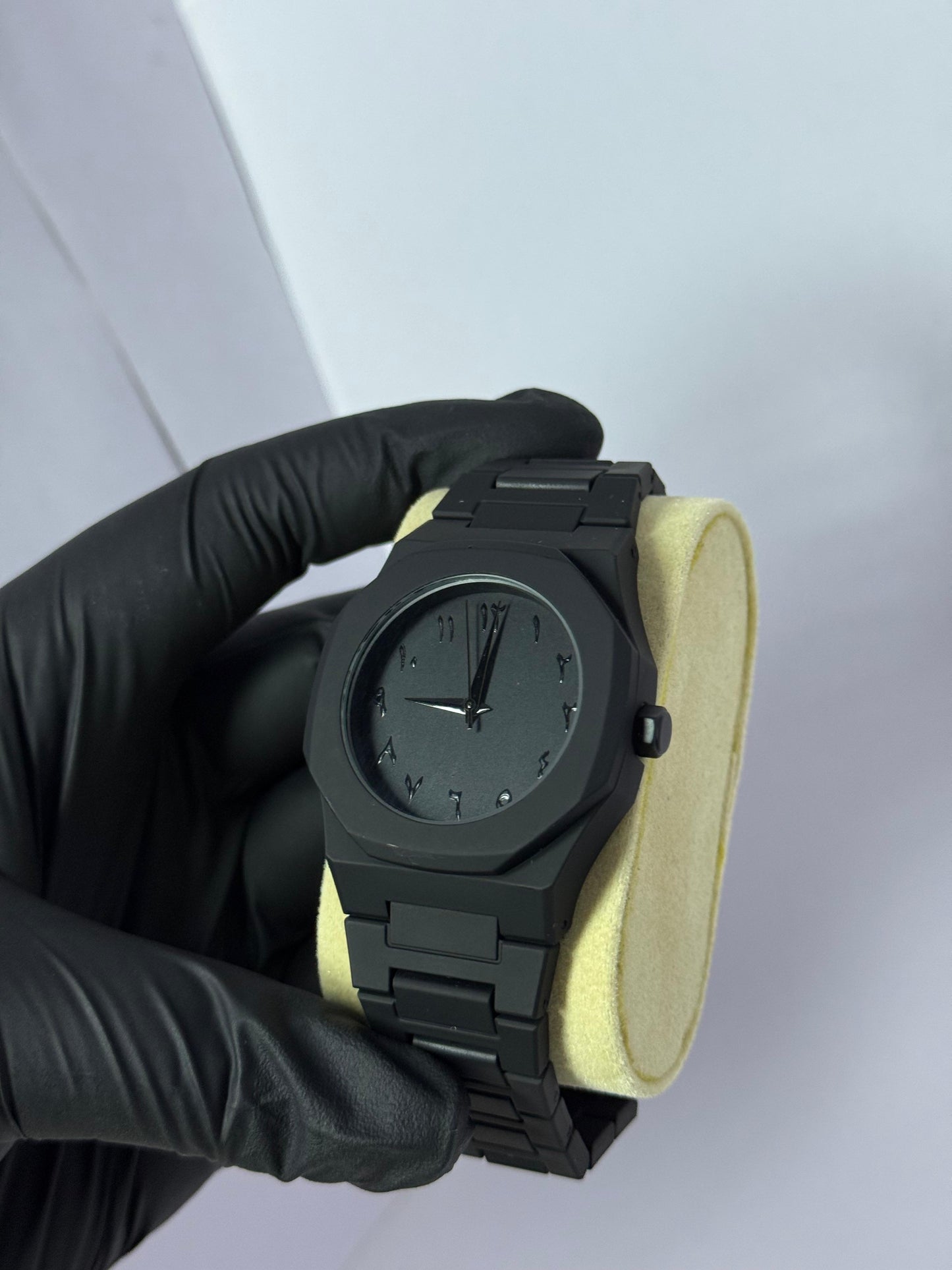 Black Arabic Aura watch by(B4aura store signature product)