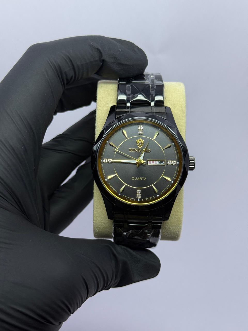 BinBond watch(black+golden dial)
