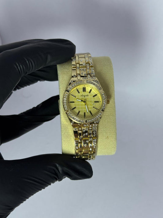 Crystal Diamond watch Women's Gold (Her)