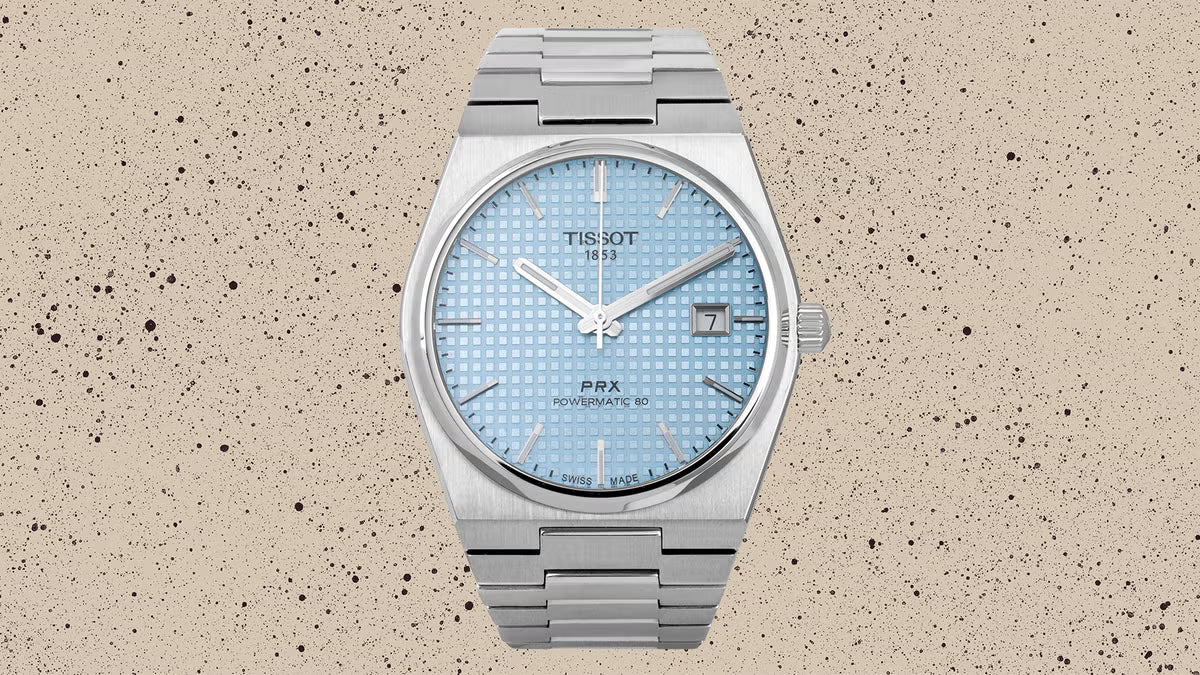 Tissot watch (sky blue Dial)